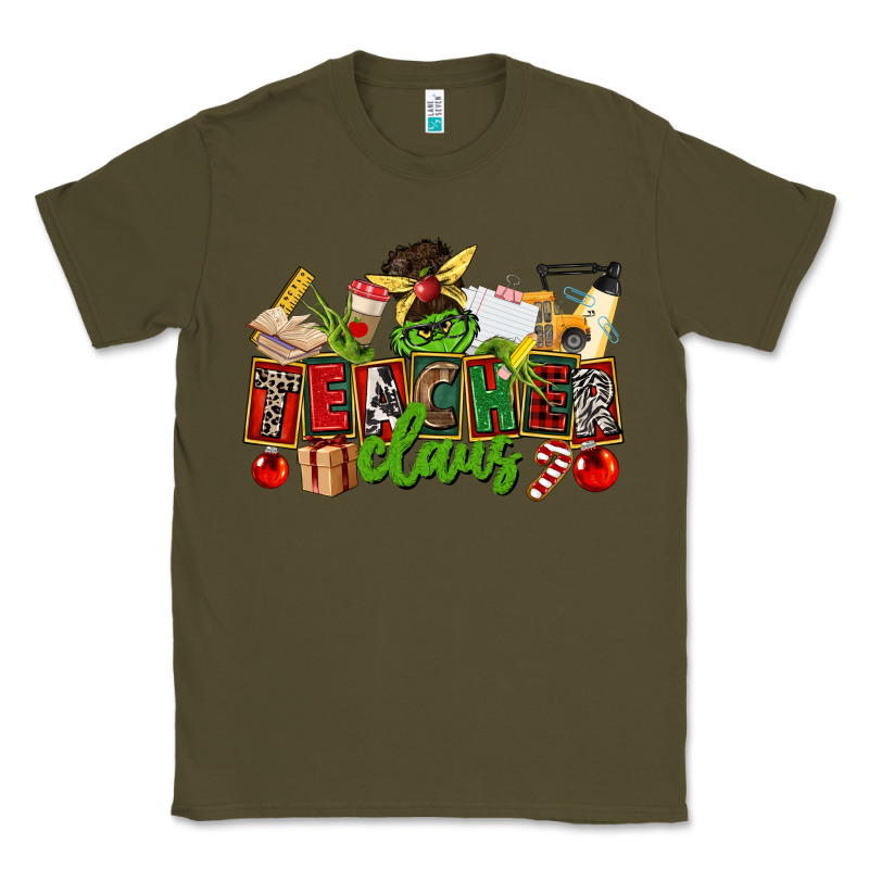 Teacher Claus Christmas Classic Tee by CowGirlArtShop | Teevron
