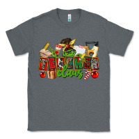 Charcoal Heather teacher claus christmas Classic Tee - CowGirlArtShop
