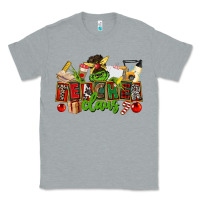 Heather Grey teacher claus christmas Classic Tee - CowGirlArtShop