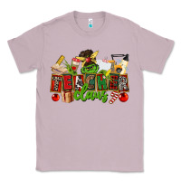 Lilac teacher claus christmas Classic Tee - CowGirlArtShop