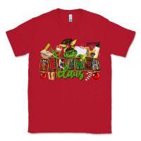 Red teacher claus christmas Classic Tee - CowGirlArtShop