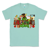 Seafoam teacher claus christmas Classic Tee - CowGirlArtShop