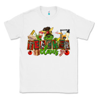 White teacher claus christmas Classic Tee - CowGirlArtShop