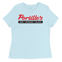 Baby Blue Resto Portillo's Ladies Tee - artisFamous