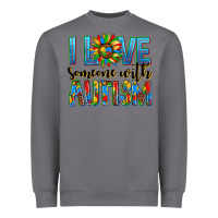Storm ı love someone with autism Heavyweight Sweatshirt - AdoDesignShop