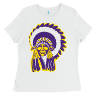 White Haskell Indian Nations College Ladies Tee - artisFamous