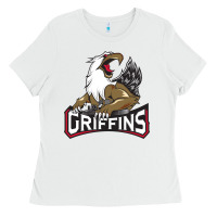 White The Griffins, Grand Rapids Ladies Tee - artisFamous