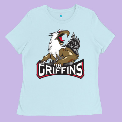 The Griffins, Grand Rapids Ladies Tee Designed By Artisfamous