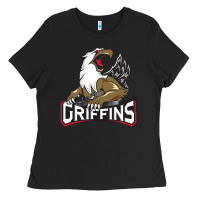 Black The Griffins, Grand Rapids Ladies Tee - artisFamous