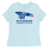 Baby Blue Hutchinson Community College Ladies Tee - artisFamous