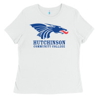 White Hutchinson Community College Ladies Tee - artisFamous