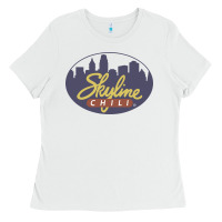 White Skyline Chili Resto Ladies Tee - artisFamous