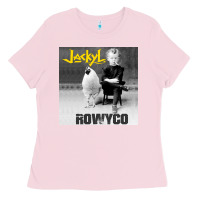 Bubblegum Pink rowyco Ladies Tee - artisFamous