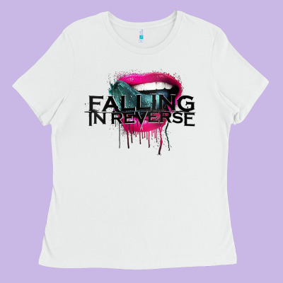 Falling In Reverse Ban Drock Ladies Tee Designed By Artisfamous