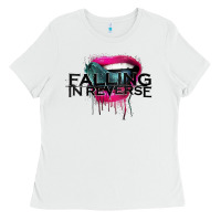 White falling in reverse ban drock Ladies Tee - artisFamous