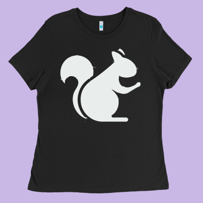 Squirrel Ladies Tee Designed By Artisfamous