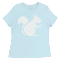 Baby Blue squirrel Ladies Tee - artisFamous