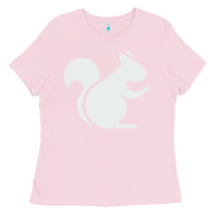 Bubblegum Pink squirrel Ladies Tee - artisFamous