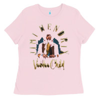 Bubblegum Pink jimi hendrix Ladies Tee - artisFamous