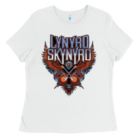 White linyrd skynyrd Ladies Tee - artisFamous