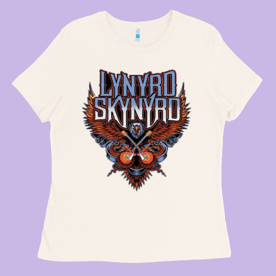 Linyrd Skynyrd Ladies Tee Designed By Artisfamous