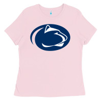 Bubblegum Pink nittany lions Ladies Tee - artisFamous