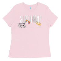 Bubblegum Pink supertramp Ladies Tee - artisFamous