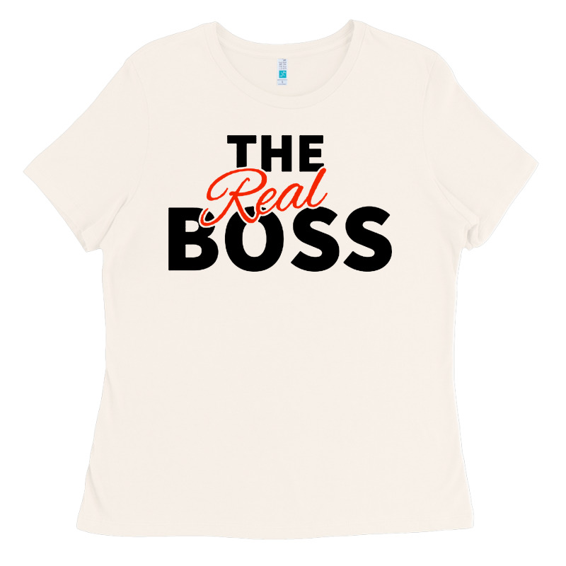 The Real Boss Matching Couple Ladies Tee by artisFamous | Teevron