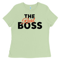 Matcha the real boss matching couple Ladies Tee - artisFamous