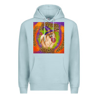 Blue Mist Halloween Pomeranian Dog Premium Hoodie - LillyAllenDesigns