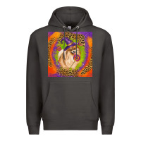 Smoke Halloween Pomeranian Dog Premium Hoodie - LillyAllenDesigns