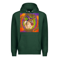 Sports Green Halloween Pomeranian Dog Premium Hoodie - LillyAllenDesigns