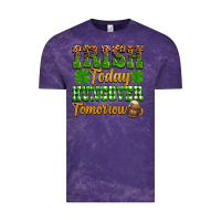 Cloud Purple St. Patrick's Irish today hungover tomorrow Vintage Tee - OliviaCreatesArt
