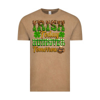 Vintage Coffee St. Patrick's Irish today hungover tomorrow Vintage Tee - OliviaCreatesArt