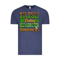 Vintage Denim St. Patrick's Irish today hungover tomorrow Vintage Tee - OliviaCreatesArt