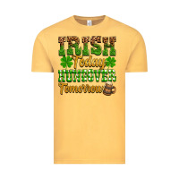 Vintage Mustard St. Patrick's Irish today hungover tomorrow Vintage Tee - OliviaCreatesArt