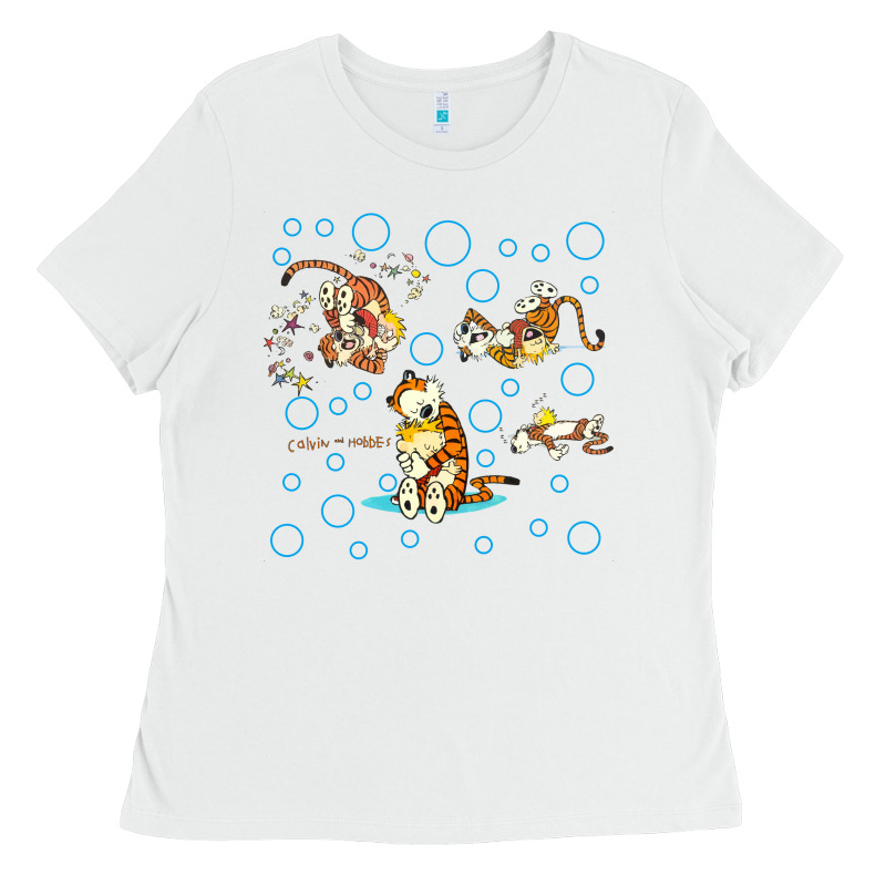 Calvin And Hobbes Ladies Tee by artisFamous | Teevron