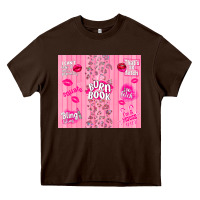 Chocolate Brown burn book Heavy Core Tee - TumblerDesignByShophia