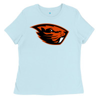 Baby Blue oregon merch tee Ladies Tee - artisFamous