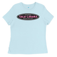 Baby Blue Resto Taco Cabana Ladies Tee - artisFamous