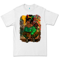 White juneteenth black woman fashion girl Premium Tee - CowGirlArtShop
