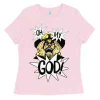 Bubblegum Pink oh my god Ladies Tee - artisFamous