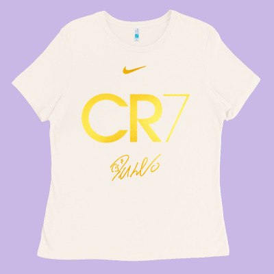 Cr7 Graphic Ladies Tee Designed By Artisfamous