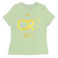 Matcha cr7 graphic Ladies Tee - artisFamous