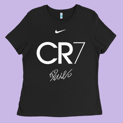 Cr7 Graphic Ladies Tee Designed By Artisfamous