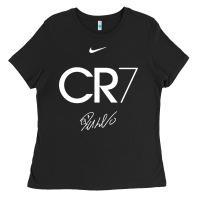 Black cr7 graphic Ladies Tee - artisFamous