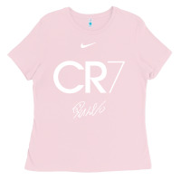 Bubblegum Pink cr7 graphic Ladies Tee - artisFamous