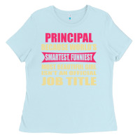 Baby Blue principal funniest isn't a jobtitle Ladies Tee - artisFamous