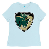 Baby Blue south florida bulls Ladies Tee - artisFamous