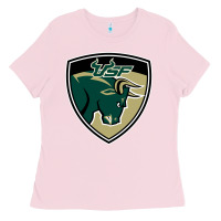 Bubblegum Pink south florida bulls Ladies Tee - artisFamous